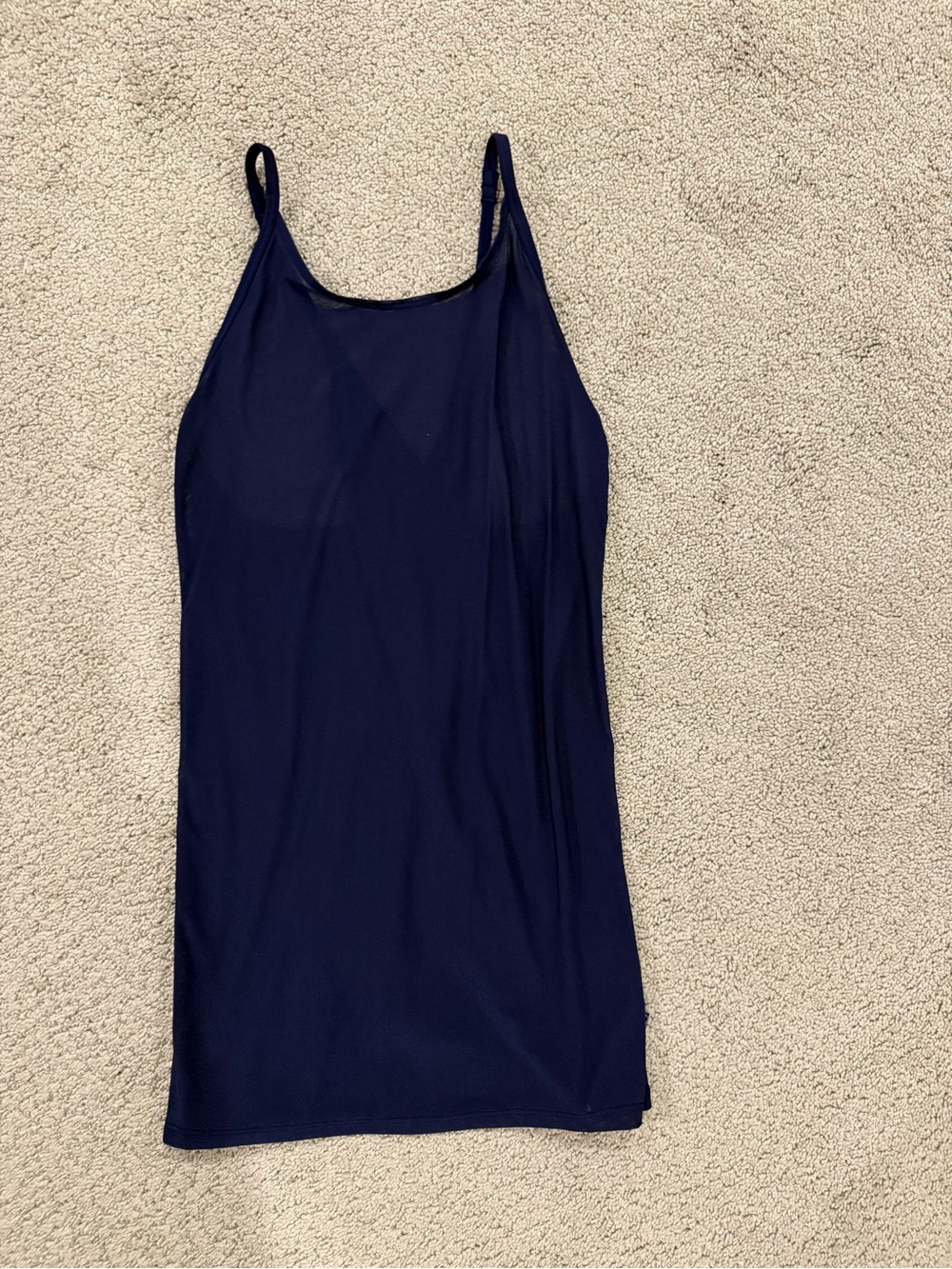 lululemon athletica Navy Blue Slim Slip Camisole